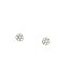  Pendientes elaborados en oro blanco de 1ª ley y circonitas 